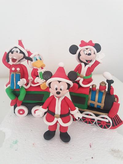 Santa disney Mickey Mouse and friends - Cake by Vanja Prastalo
