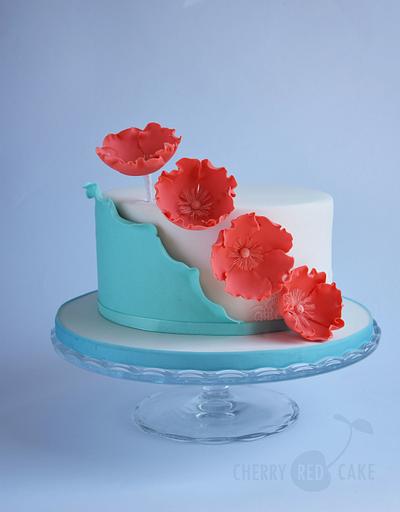 Coral beauty - Cake by Cherry Red Cake
