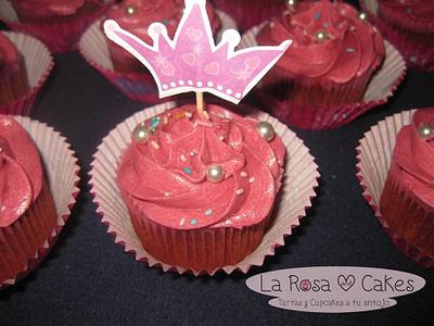 Cupcakes Princesas - Cake by La Rosa and Cakes