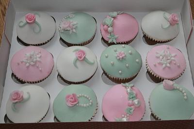Pastel Pink & Mint Green Birthday Cupcakes  - Cake by Jodie Taylor