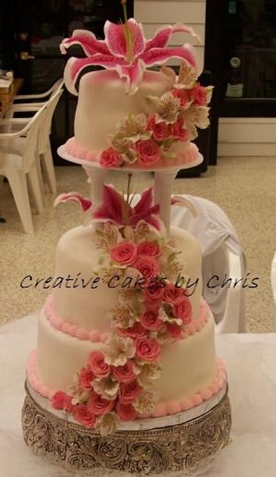 Stargazers and Roses - Cake by Creative Cakes by Chris