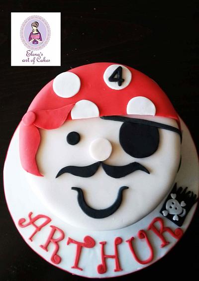 Pirate cake  - Cake by elenasartofcakes