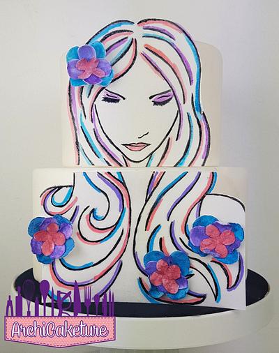 Wafer Paper Cake - Cake by Archicaketure_Italia