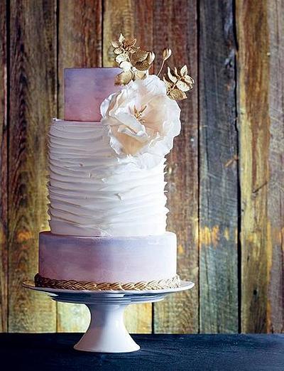 Watercolour and Ruffles - Cake by Art Sucré by Mounia