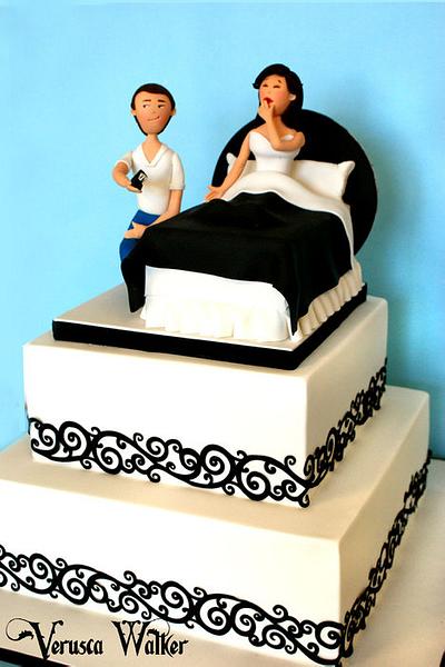 Surprise Proposal - Cake by Verusca Walker
