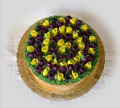 Tulip cake - Cake by Bożena