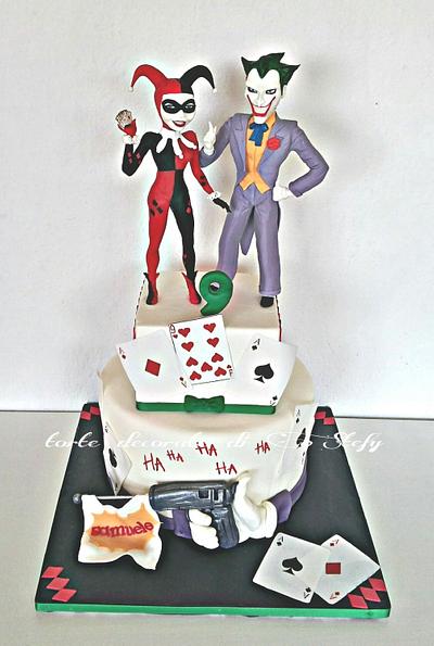 Joker and Harley Quinn - Cake by Torte decorate di Stefy by Stefania Sanna