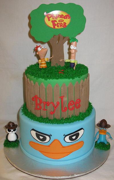 Phineas & Ferb - Cake by DoobieAlexander