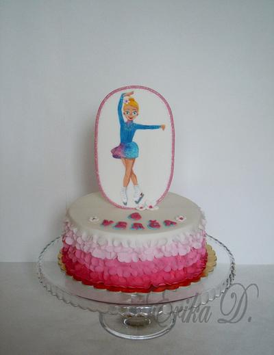 for figure skater - Cake by Derika