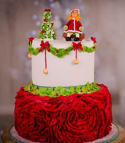 birthday christmas cake - Cake by Cake boutique by Krasimira Novacheva