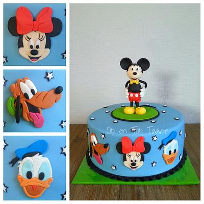 Mickey Mouse & Friends cake - Cake by Op en Top Taart