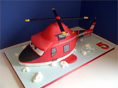 Helicopter Cake - Cake by CakeyCake
