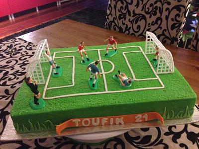 Football cake - Cake by Carrie68