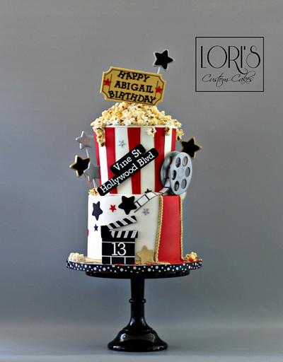 Movieday Birthday cake  - Cake by Lori Mahoney (Lori's Custom Cakes) 