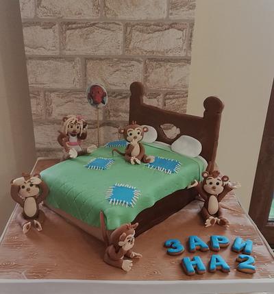 Five little monkeys - Cake by ElizabetsCakes