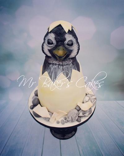 Baby Penguin - Cake by Mr Baker's Cakes