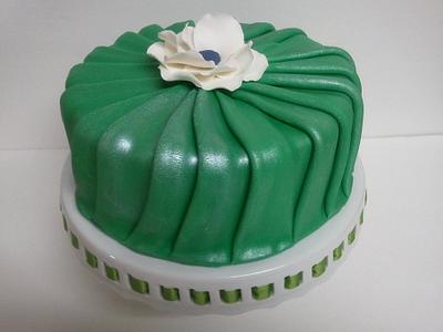 Pleated Fondant - Cake by Cake Creations by Trish