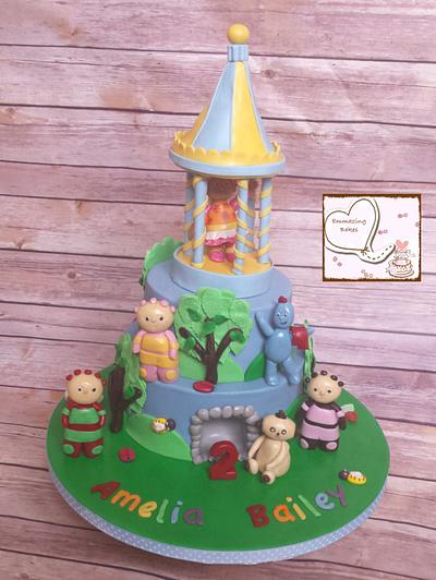 In the night garden for twins Amelia and Bailey - Cake by Emmazing Bakes