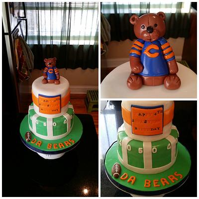 Chicago Bears - Cake by Honey Bunny Bake Shop