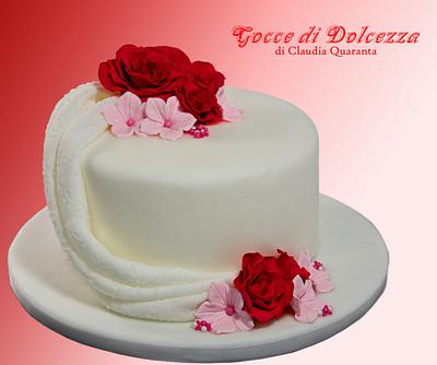 Flower cake - Cake by GocceDiDolcezza