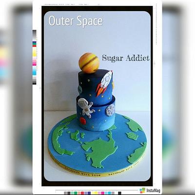 Outer space  - Cake by Sugar Addict by Alexandra Alifakioti