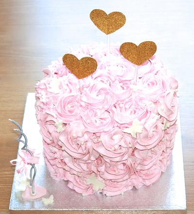 Rose Cake - Cake by Pims Cake Design