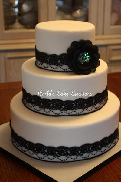 Lace WeddingCake - Cake by Carla