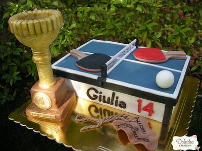 Ping pong  - Cake by Dolcidea creazioni
