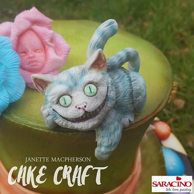 Cheshire Wonderland Hat - Cake by Janette MacPherson Cake Craft