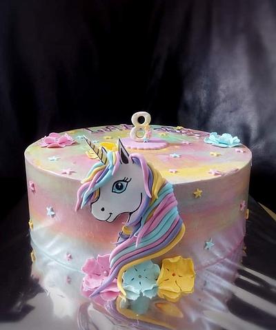 Rainbow unicorn cake - Cake by Danijela