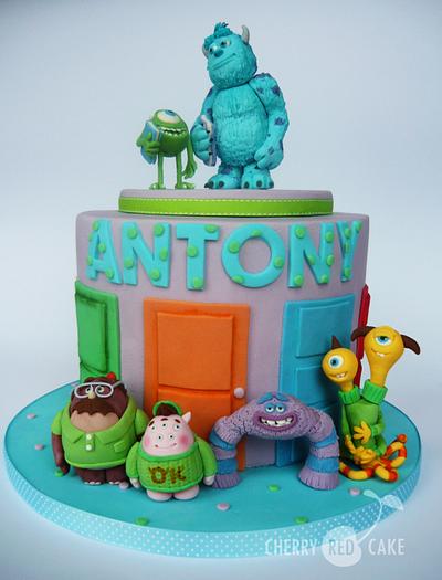 Monsters University cake - Cake by Cherry Red Cake