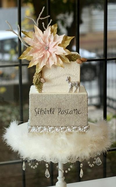 Winter Wedding Cake - Cake by Sihirli Pastane
