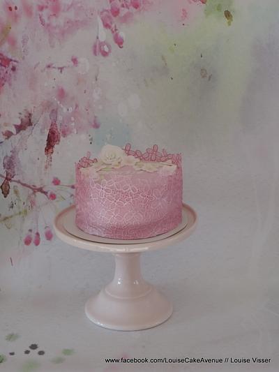 Flower cakelace cake - Cake by Louise
