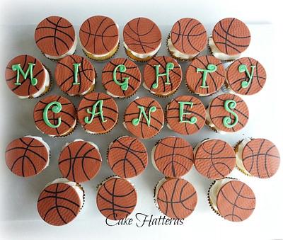 Basketball Cupcakes - Cake by Donna Tokazowski- Cake Hatteras, Martinsburg WV