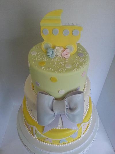 Gender Reveal Baby Shower Cake - Cake by Tomyka