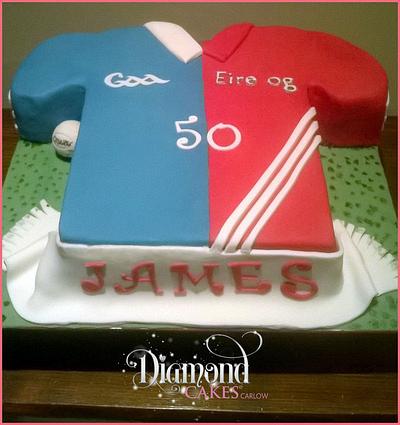 Irish GAA Jersy Cake - Cake by DiamondCakesCarlow