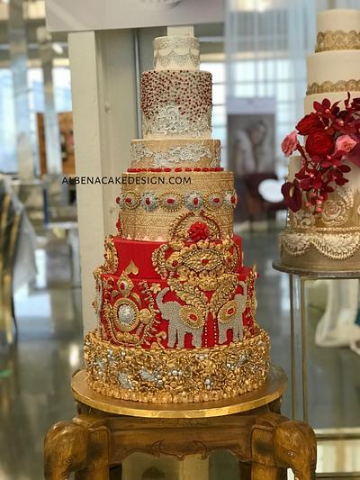 Indian Wedding Cake 4 - Cake by Albena