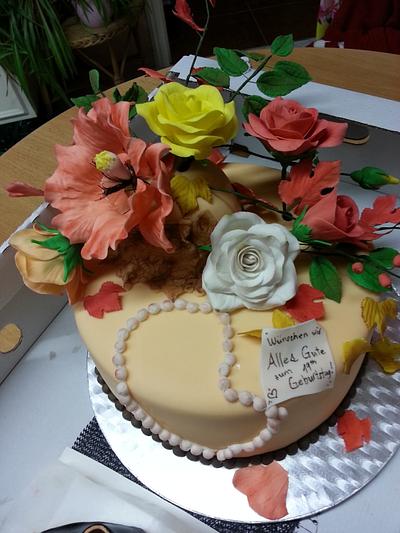 Fun with flowers - Cake by Nette