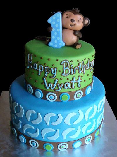 Oh, no!  Not another Monkey Cake!!! - Cake by Katie Goodpasture