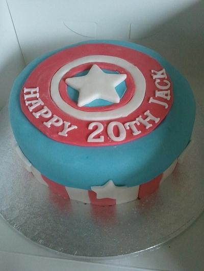 Captain America - Cake by stilley