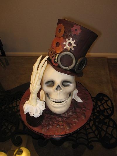 Ghost of Steampunk past - Cake by Olga