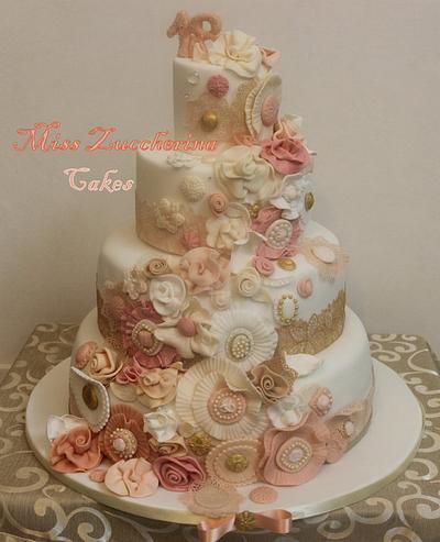Chic and glamour cake - Cake by Miss Zuccherina cake designer