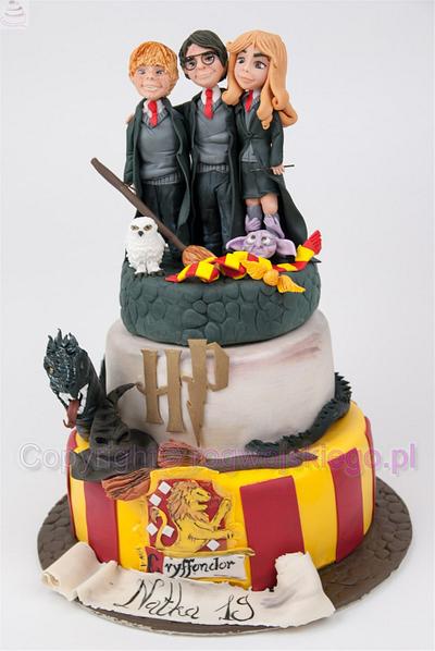 Harry Potter Cake / Tort z postaciami z Harry Potter - Cake by Edyta rogwojskiego.pl