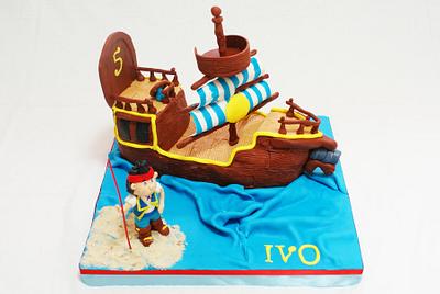 Jake the Pirate - Cake by Lia Russo