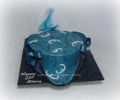 Fancy Dress Hat Cake - Cake by Custom Cake Designs