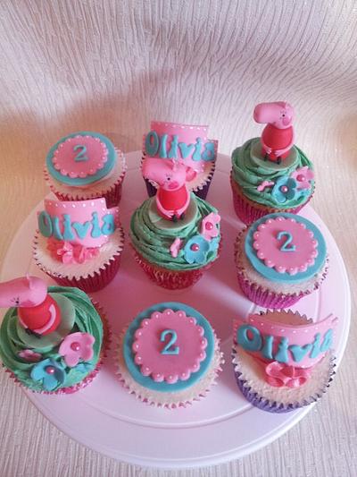 pig cupcakes - Cake by Sweetlycakes