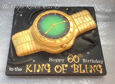 The King of Bling! - Cake by The Crafty Kitchen - Sarah Garland