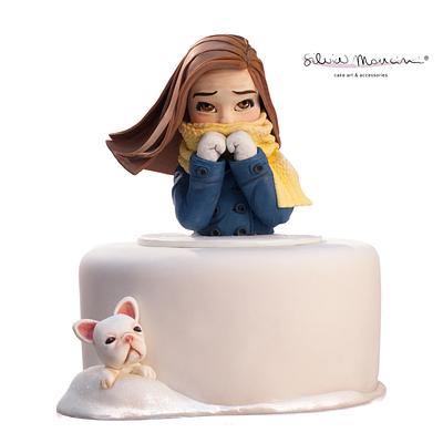 BRRRR .....it's cold !!! - Cake by Silvia Mancini Cake Art
