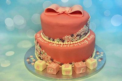 Christening cake - Cake by Loricakes