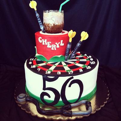 50th birthday  - Cake by res3boys